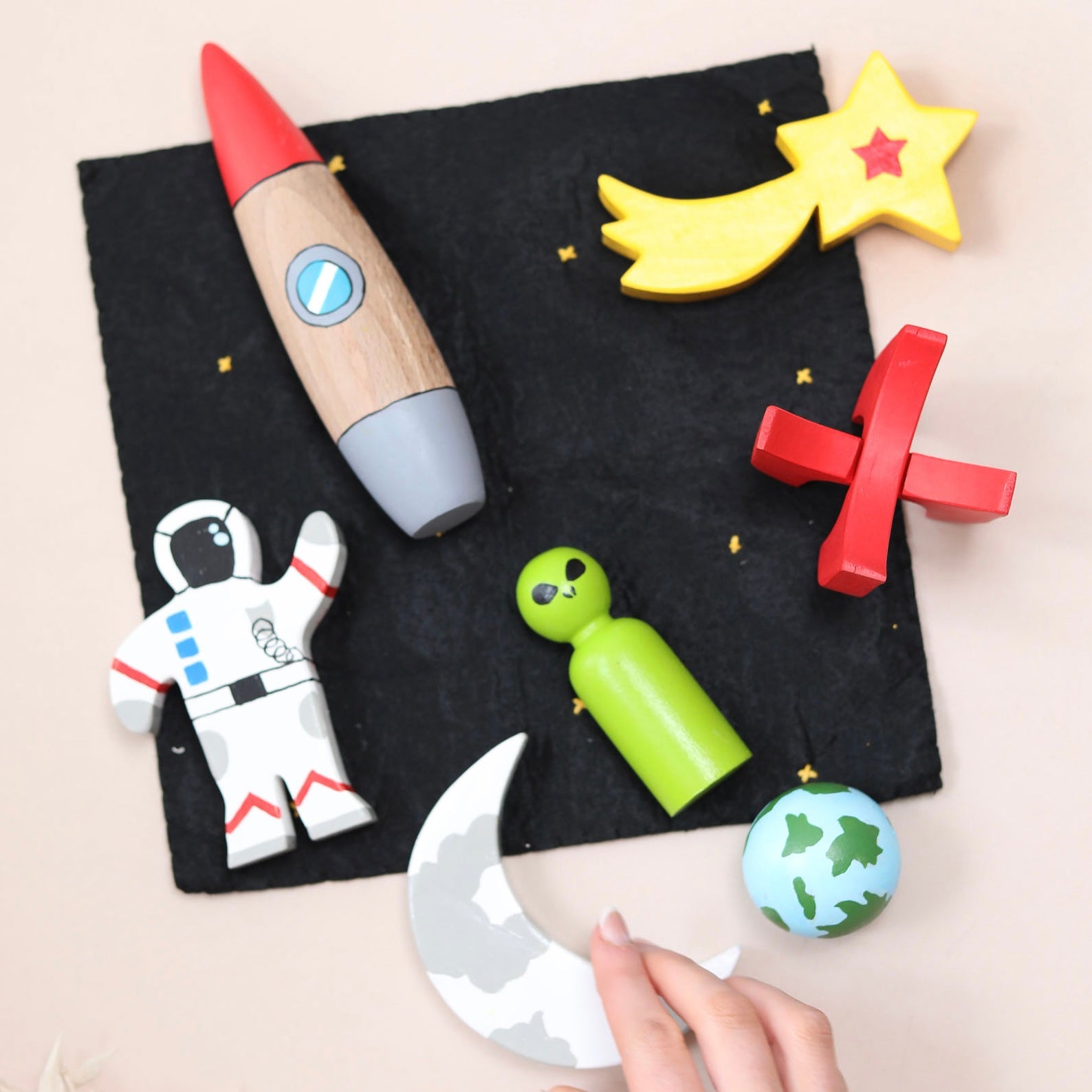 Handmade Pretend Space Role Play Set