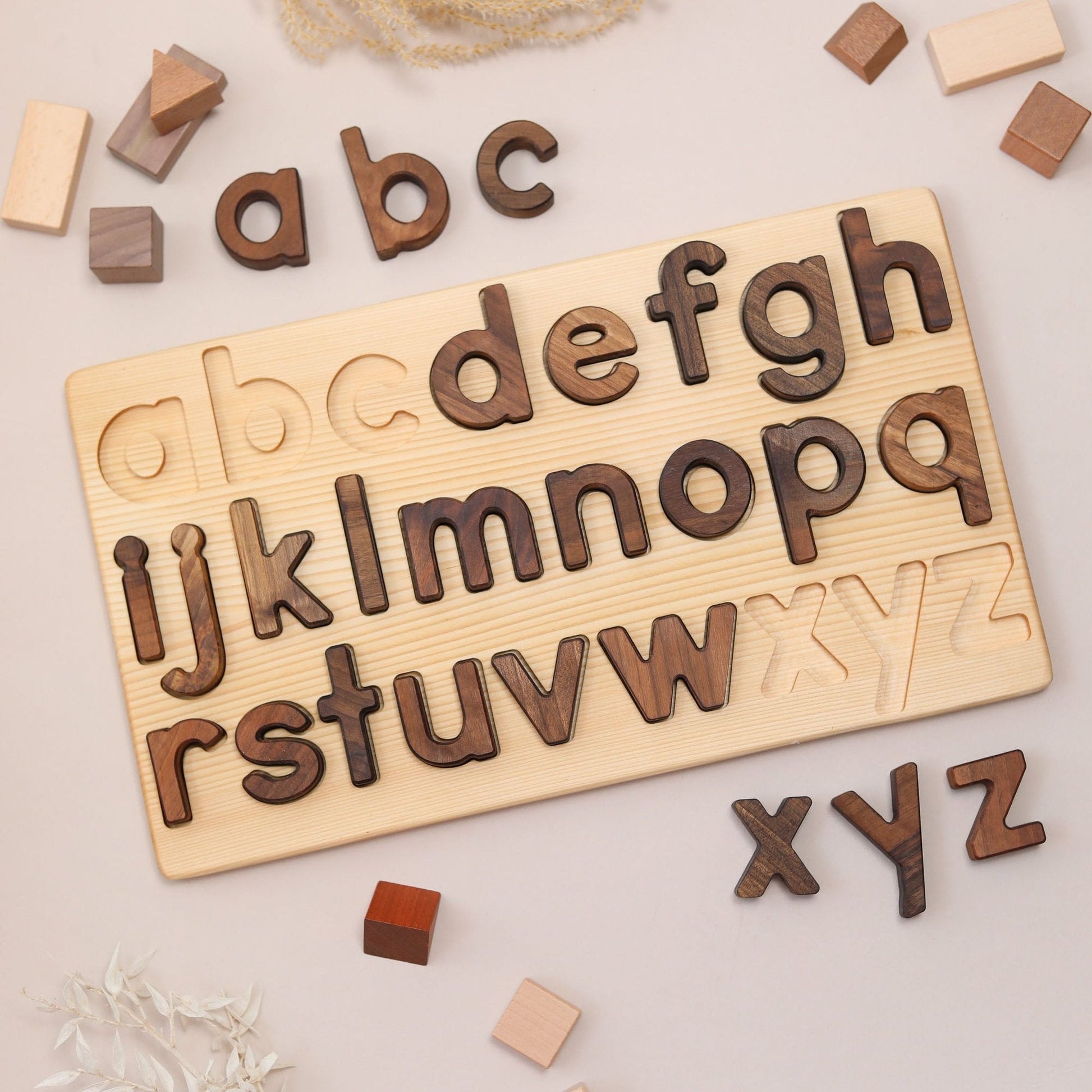 Alphabet Puzzle Board - Lower Case