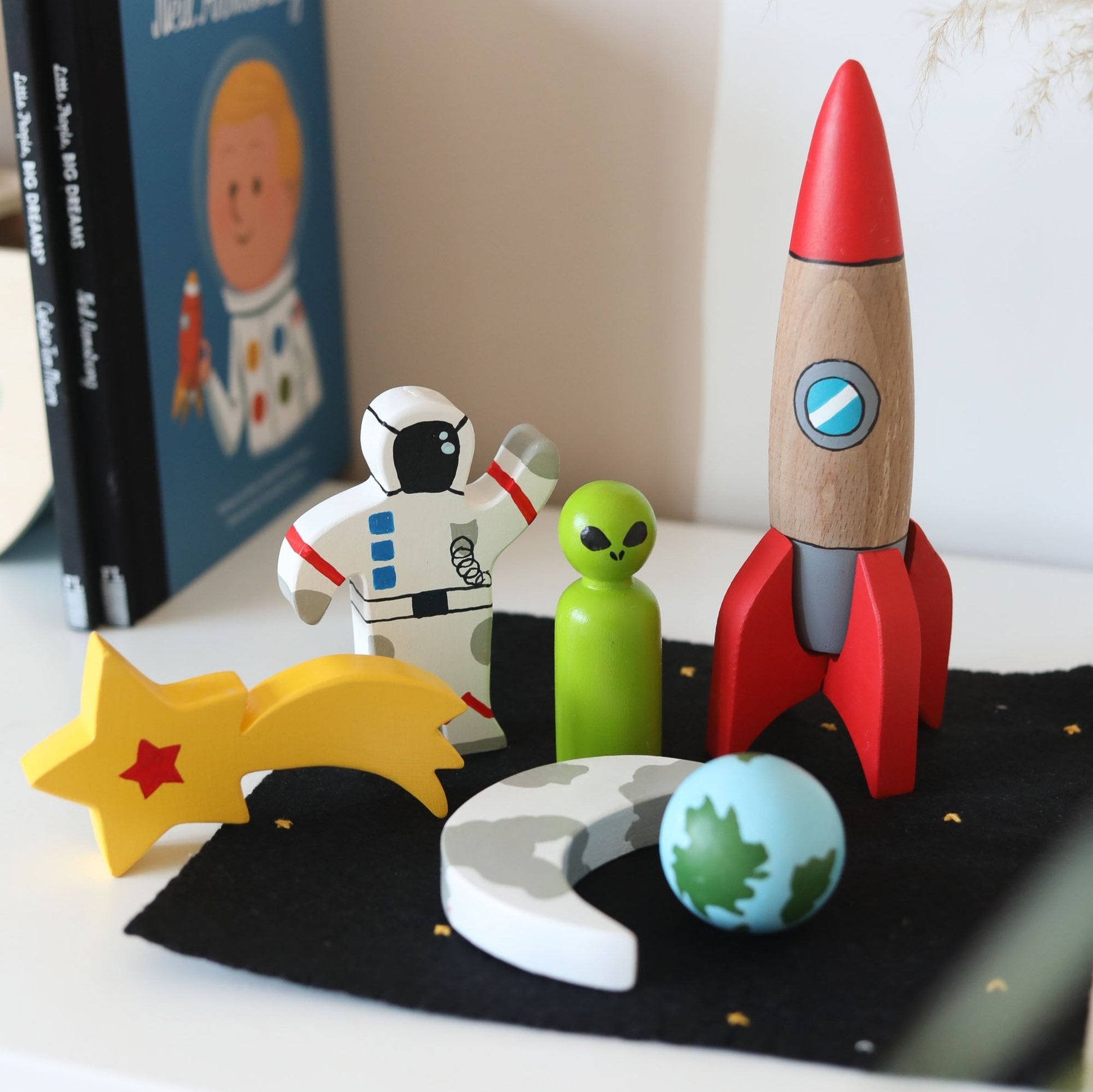 Handmade Pretend Space Role Play Set