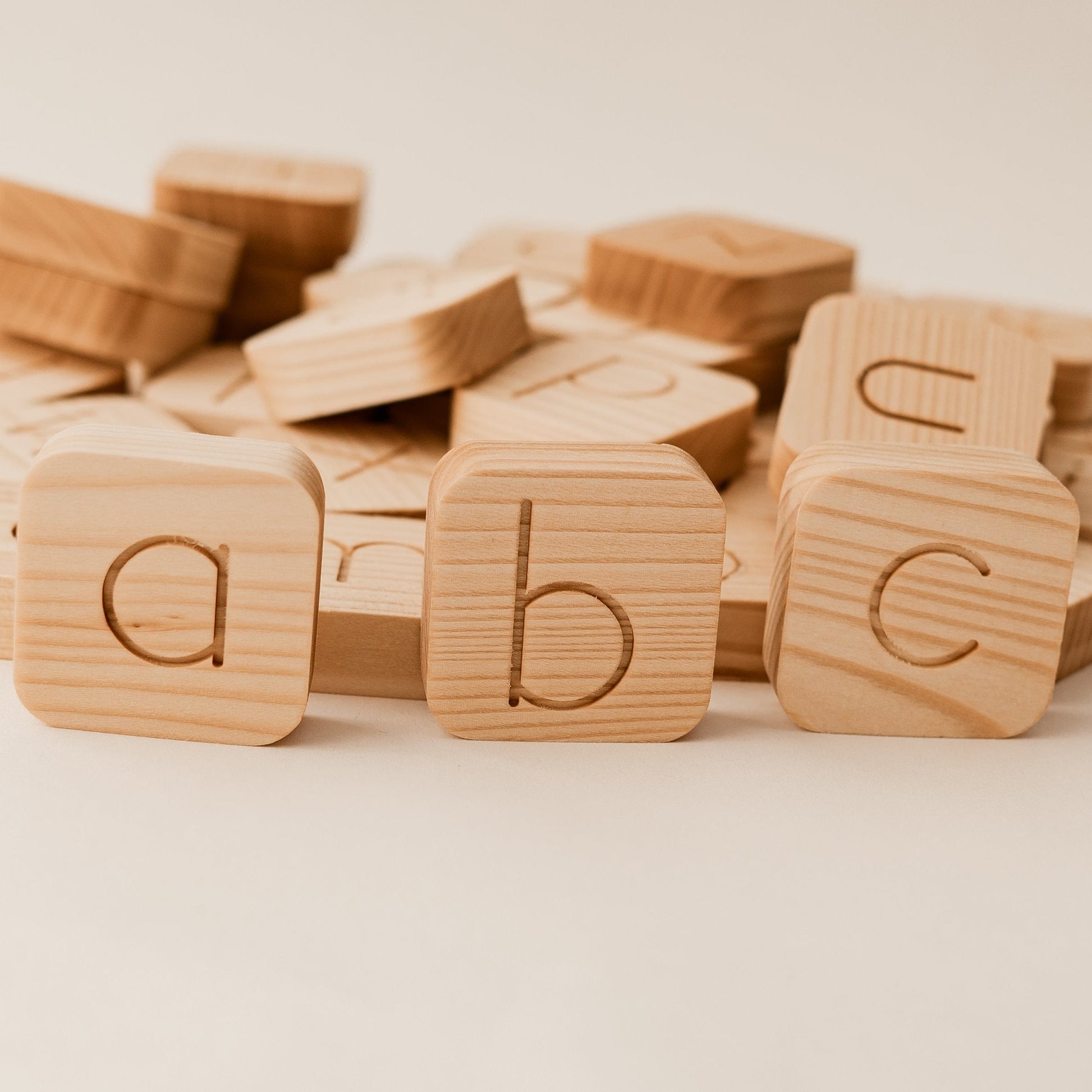 Wooden Alphabet Cubes