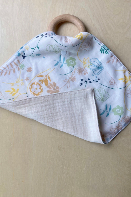 Baby Muslin Teether, Cotton Cuddle Cloth,