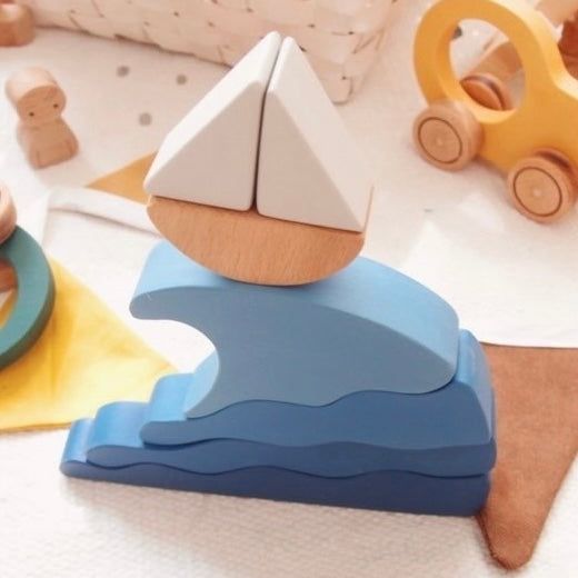 Waves and Boat Stacker