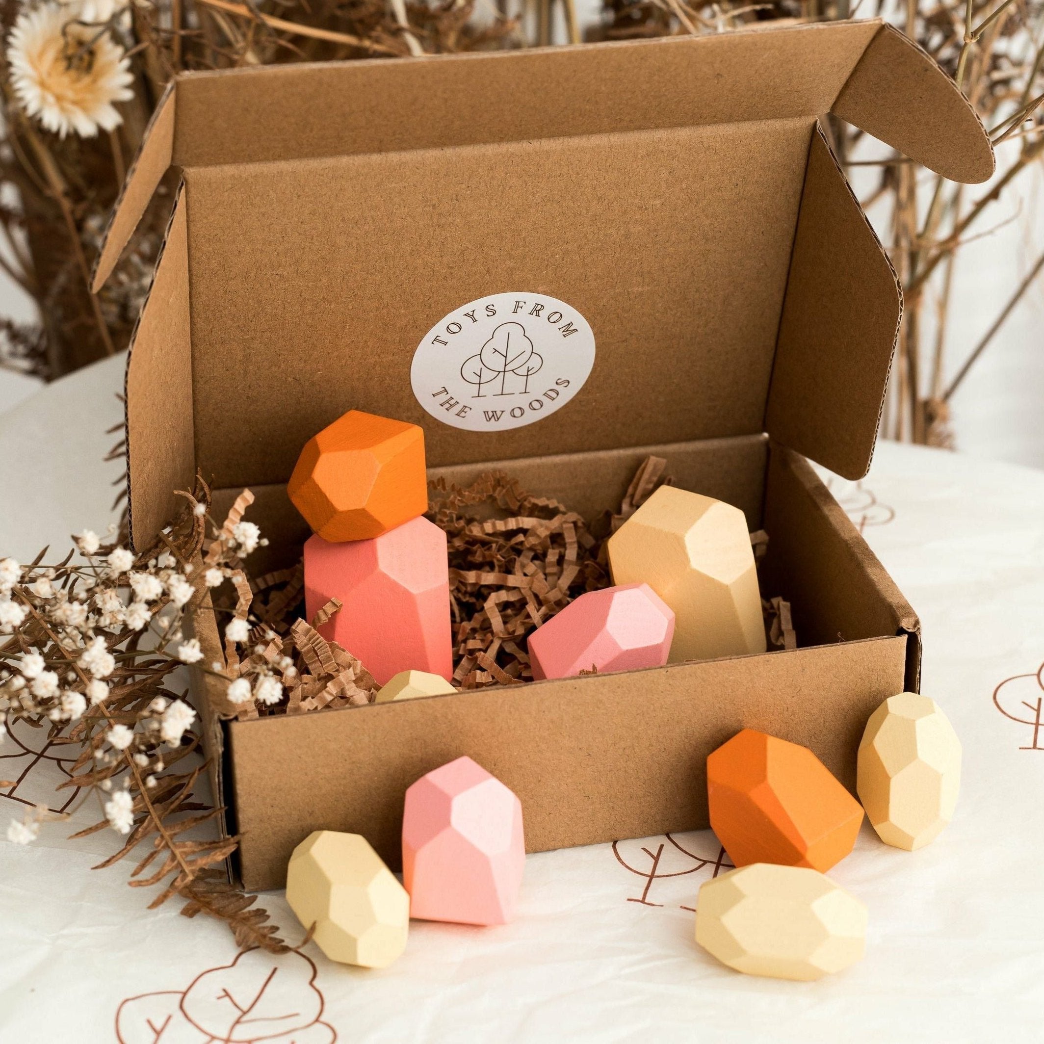 Wooden Stacking Stones