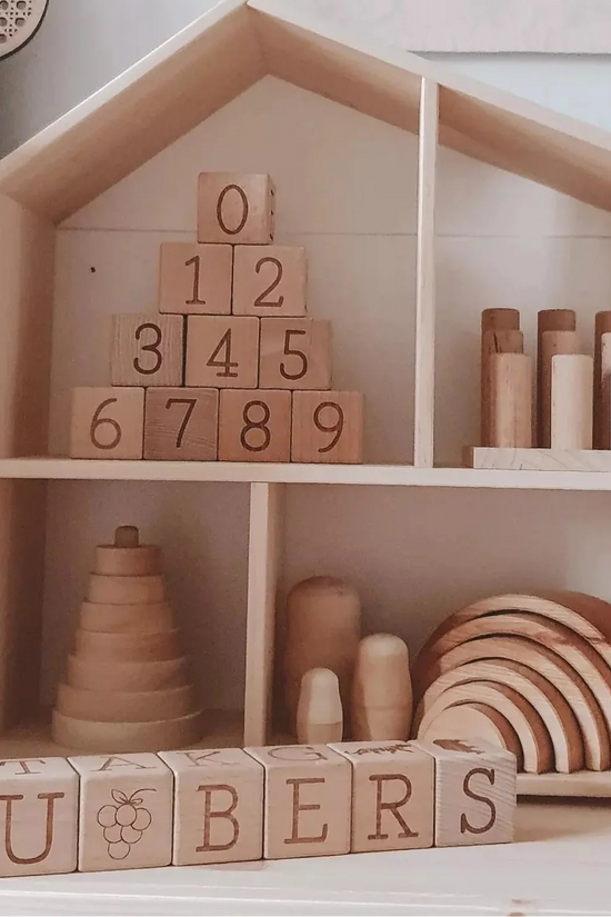 Sand Wooden Stacking Pyramid