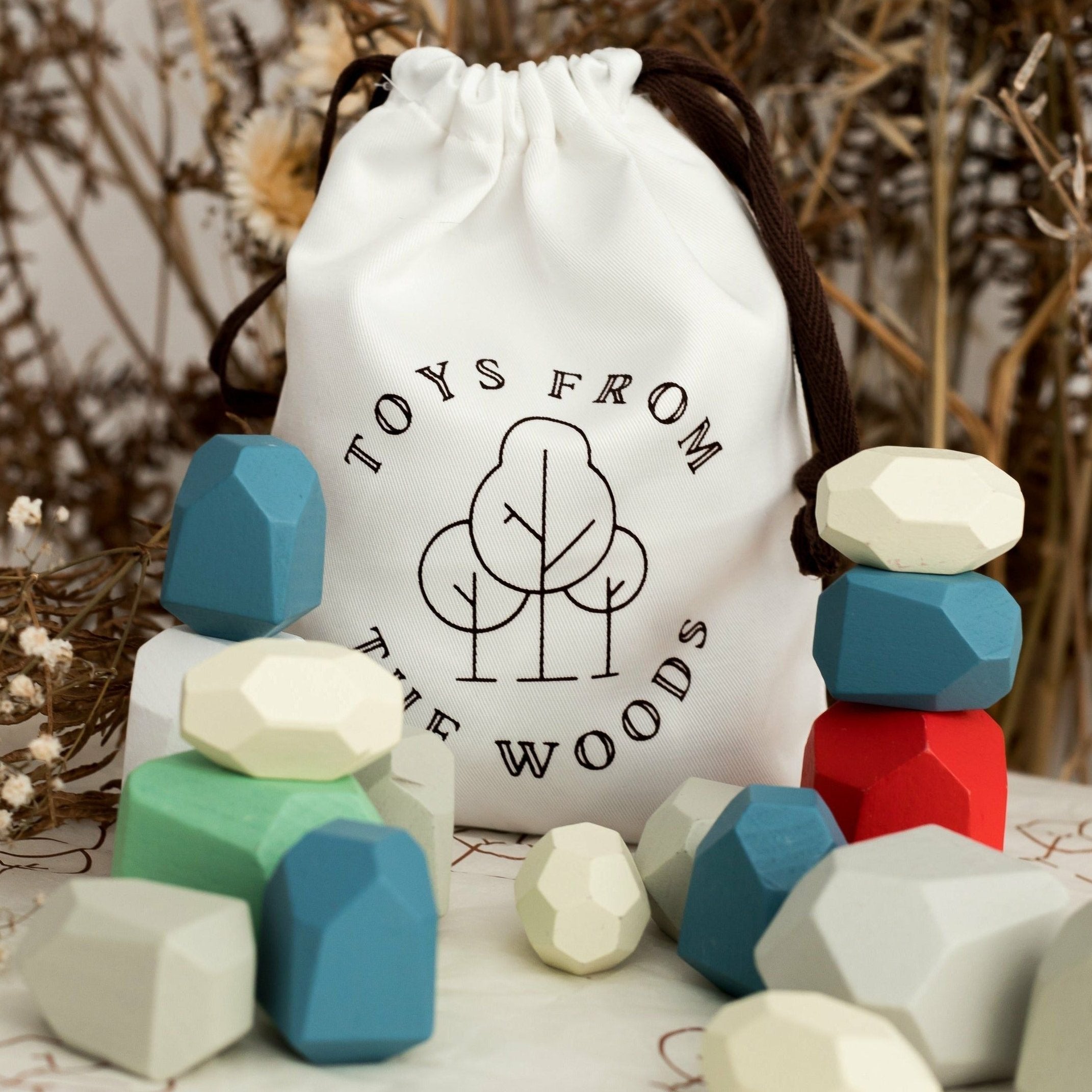 Wooden Stacking Stones